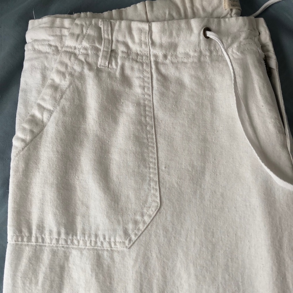 White Linen pants - Picture 3 of 5